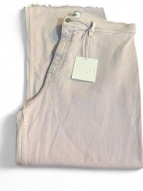 Pistola Penny Crop Wide Leg Jeans- Lavender Haze